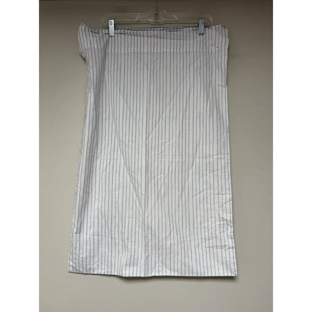 Crate & Kids Organic Cotton Blue Stripe Pillowcase Standard‎ Size Made in India